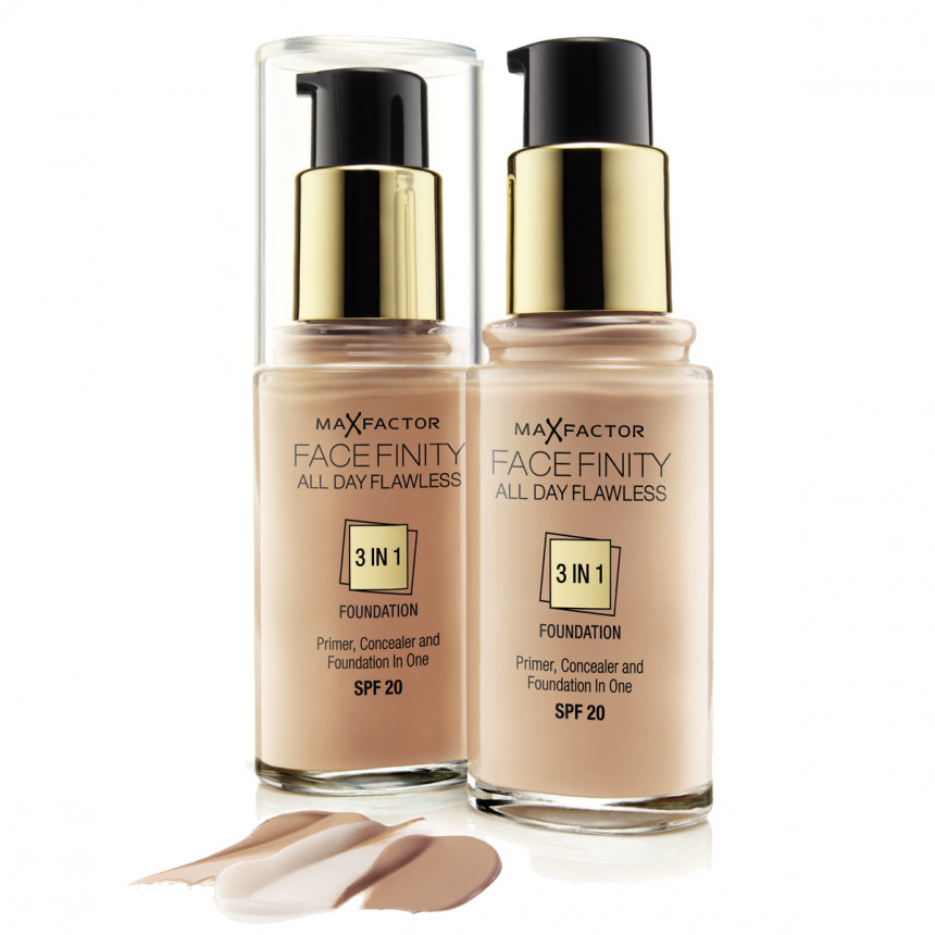 Тональная основа Max Factor Facefinity All Day Flawless 3в1 50 Natural 30 мл (3614225851612)